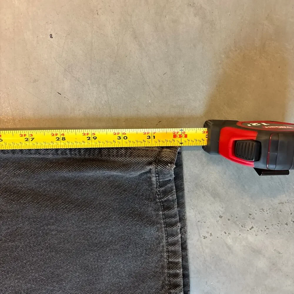 y2k vintage levi’s black faded jeans